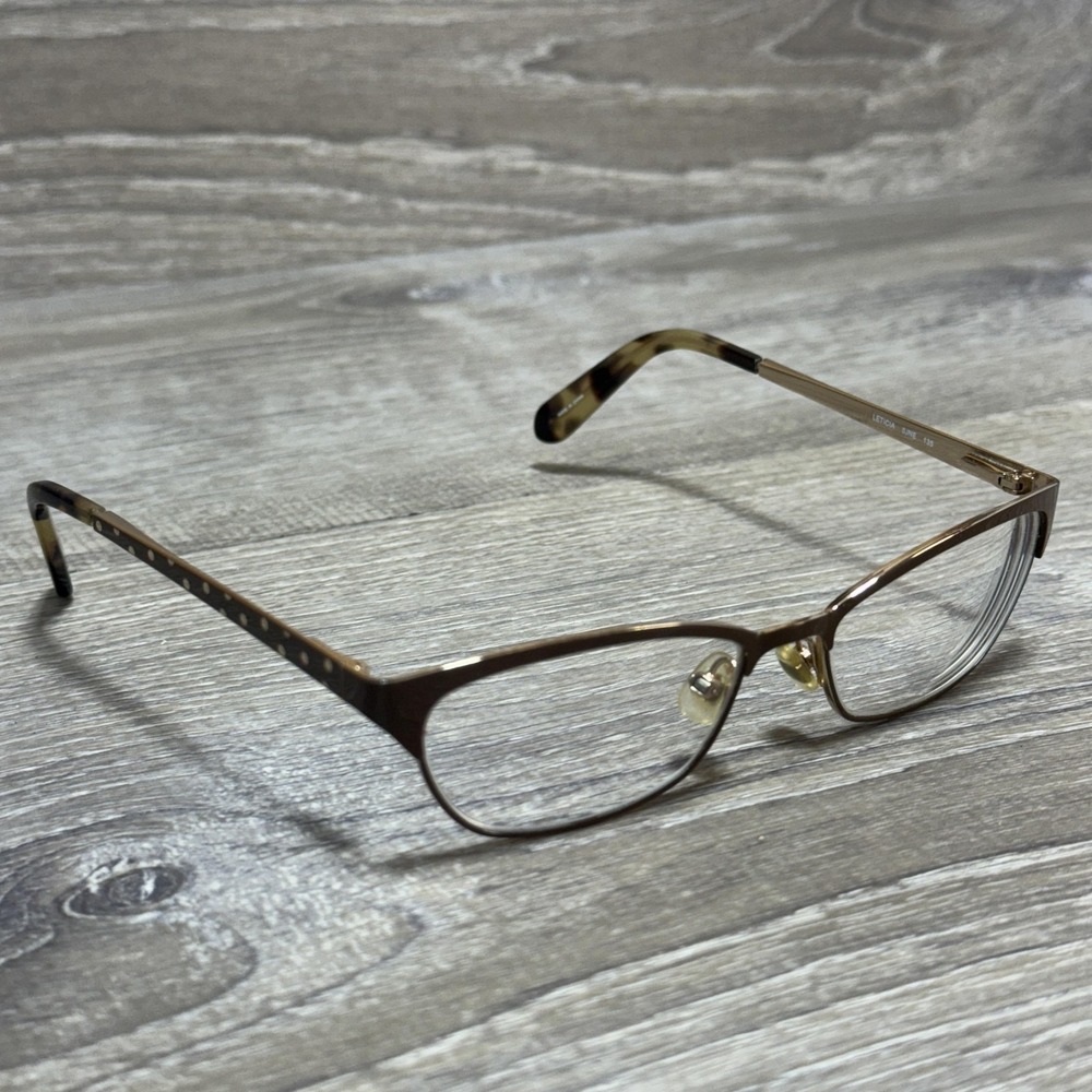 Kate Spade Leticia 0JNE Metal Eyeglassesโ Frames 52-16-135 Womens Gold Tortoise